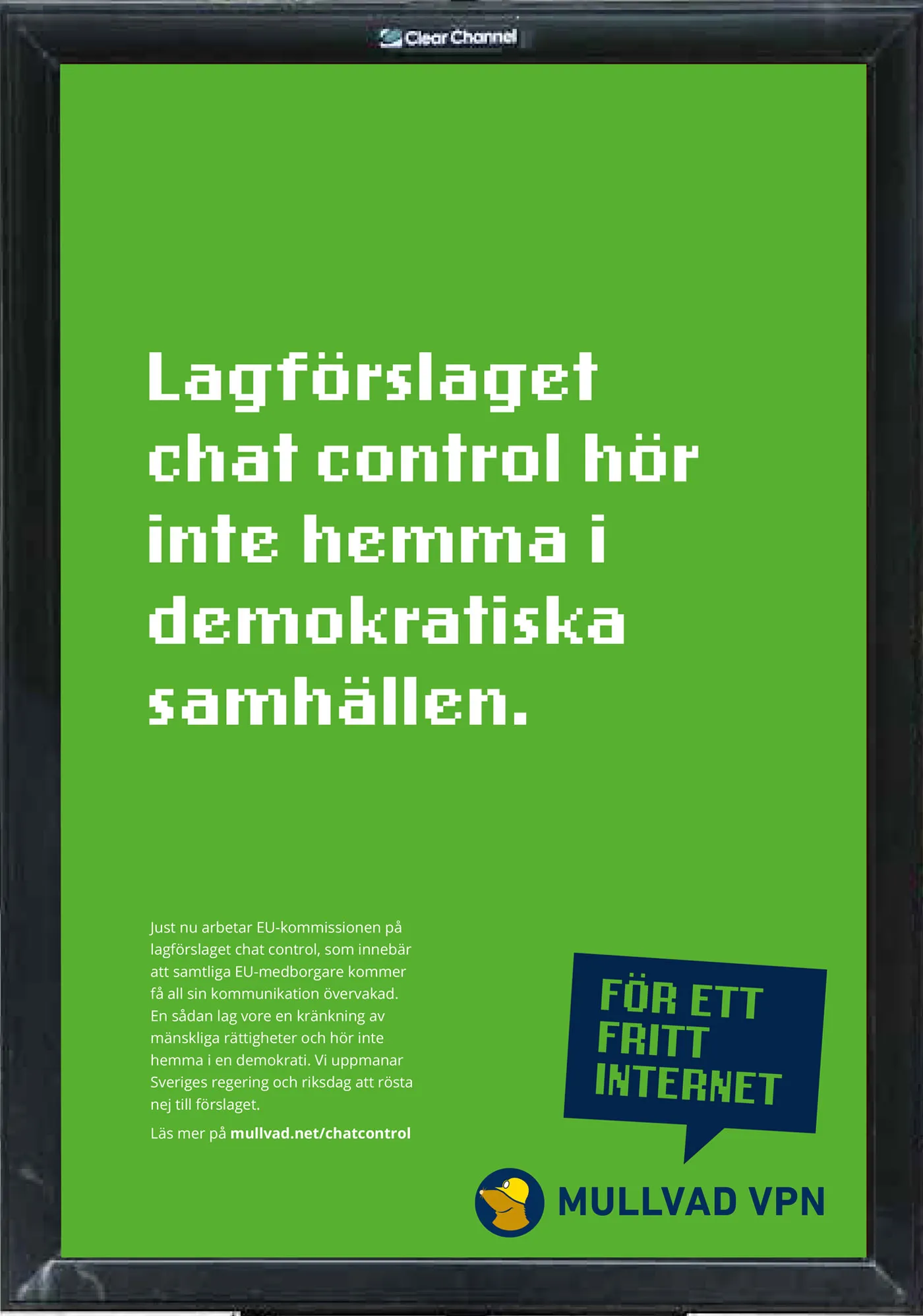 Lagförslaget chat control hör inte hemma i demokratiska samhällen