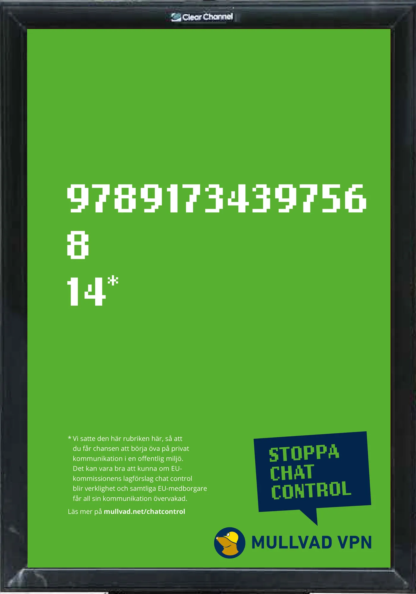 9781529035698\n1\n12*\n *We placed this ad here for you to start practicing private communication in a public setting. This could be good to know if the European Commission's chat control law becomes reality.