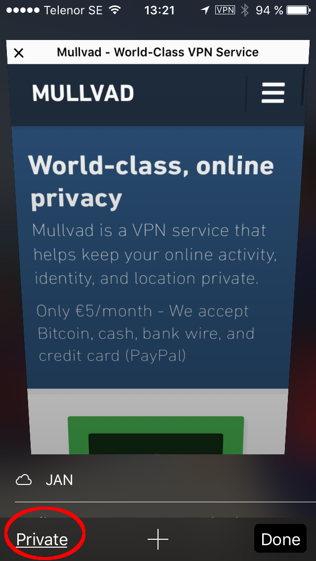 mullvad open vpn