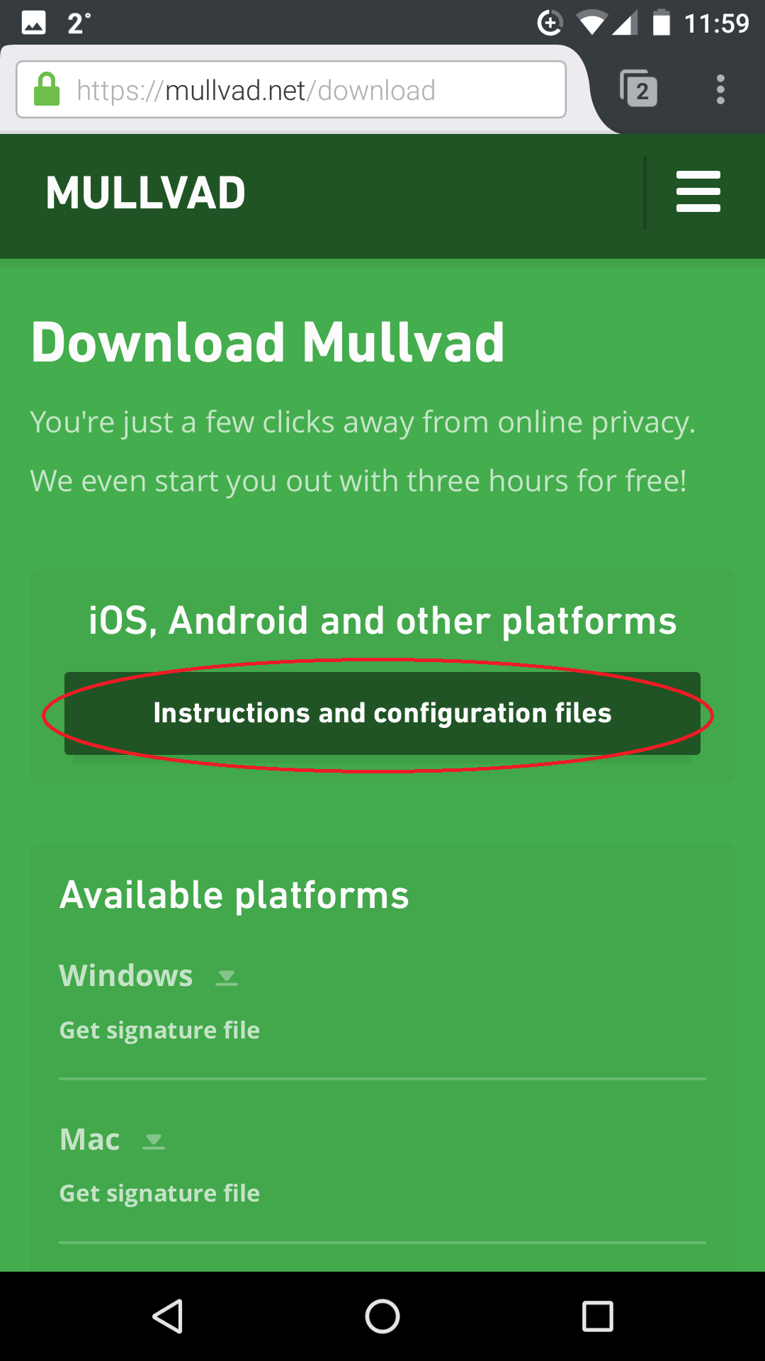 for mac instal Mullvad Browser