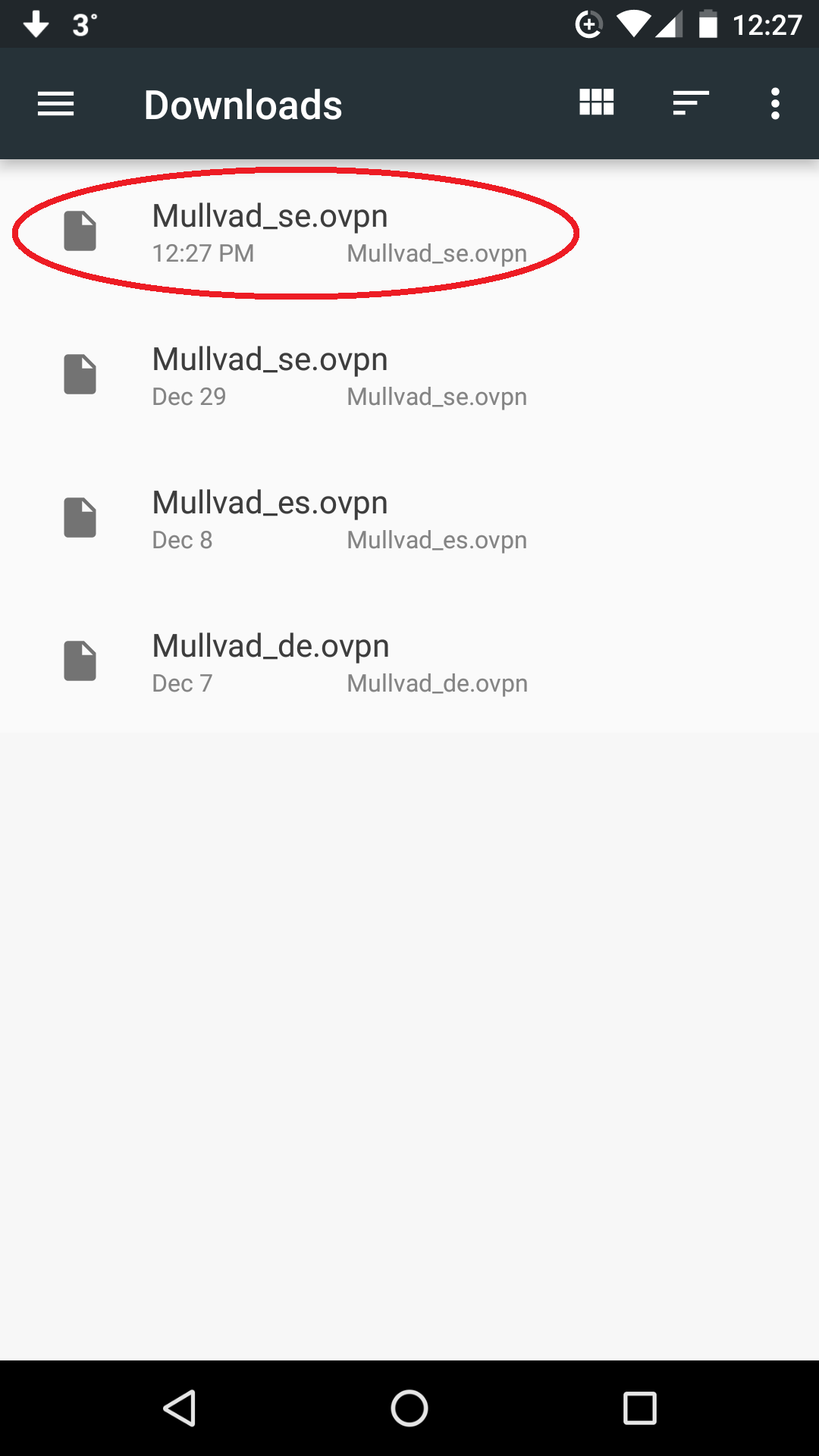 mullvad vpn android tv