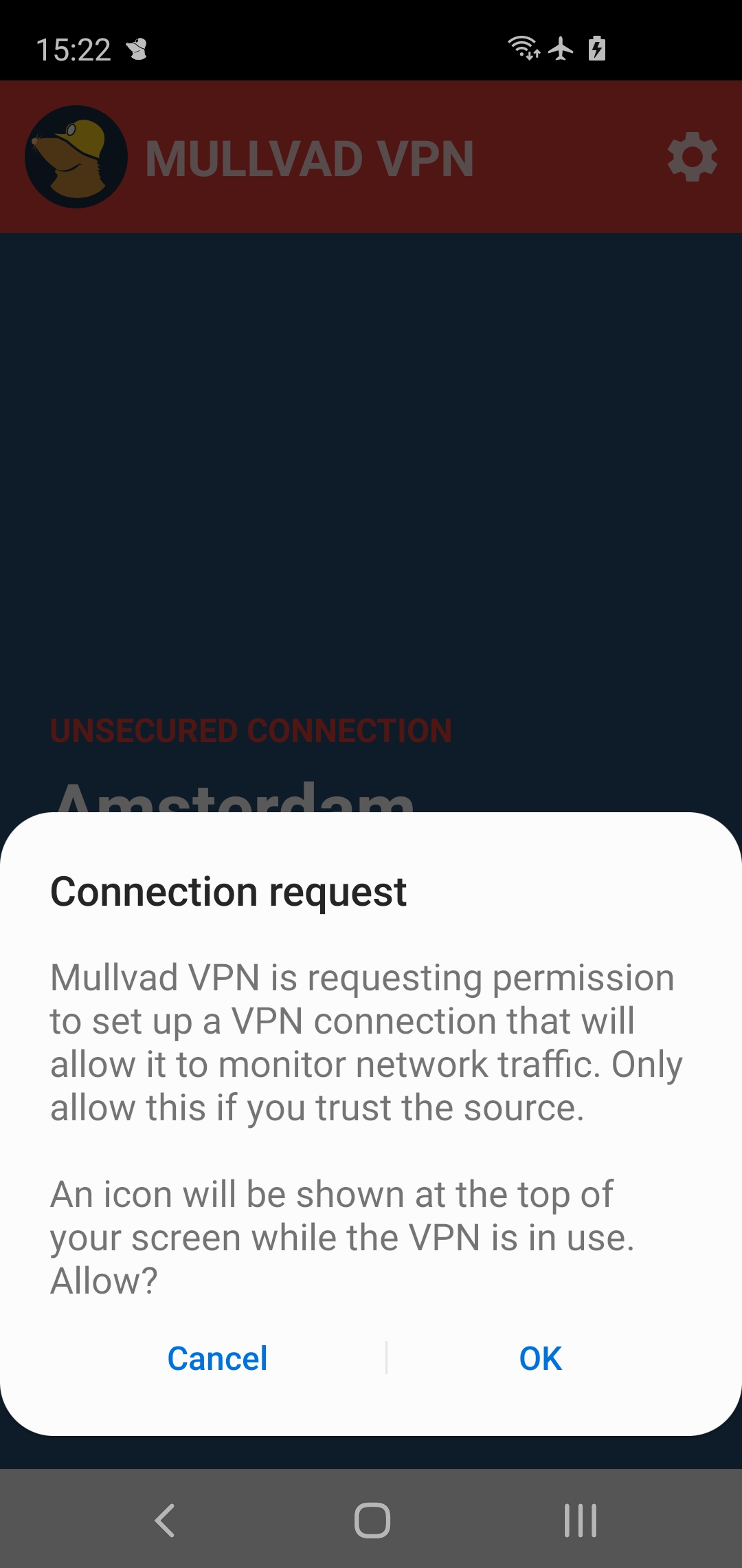 mullvad vpn android