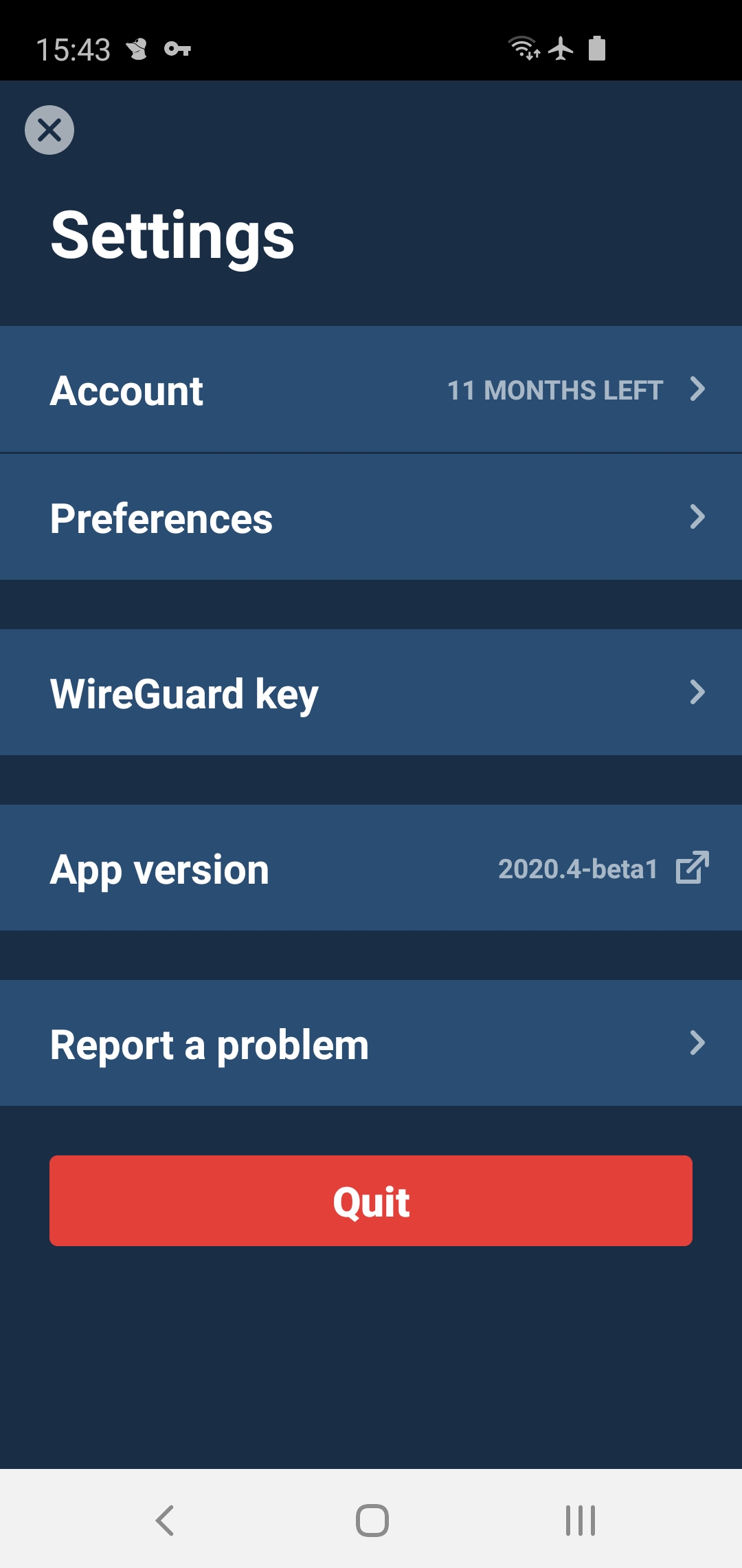 mullvad android app