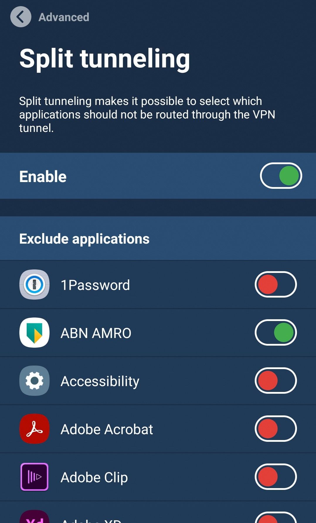 free vpn with split tunneling