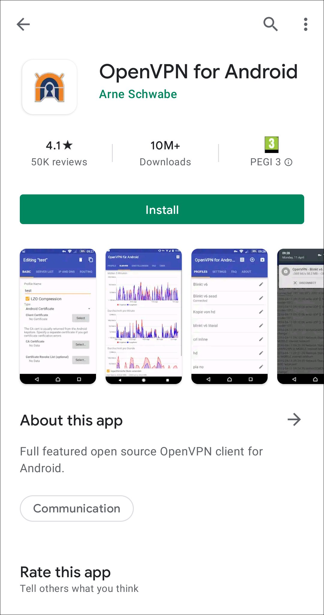 mullvad openvpn android