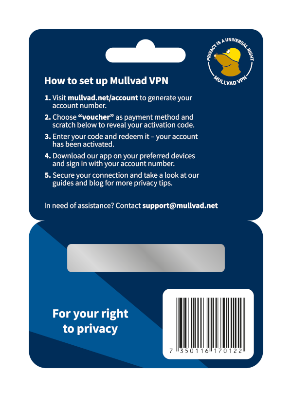 mullvad payment vouchers