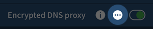 Three dotted icon highlighted to open the menu for the specific API access method.